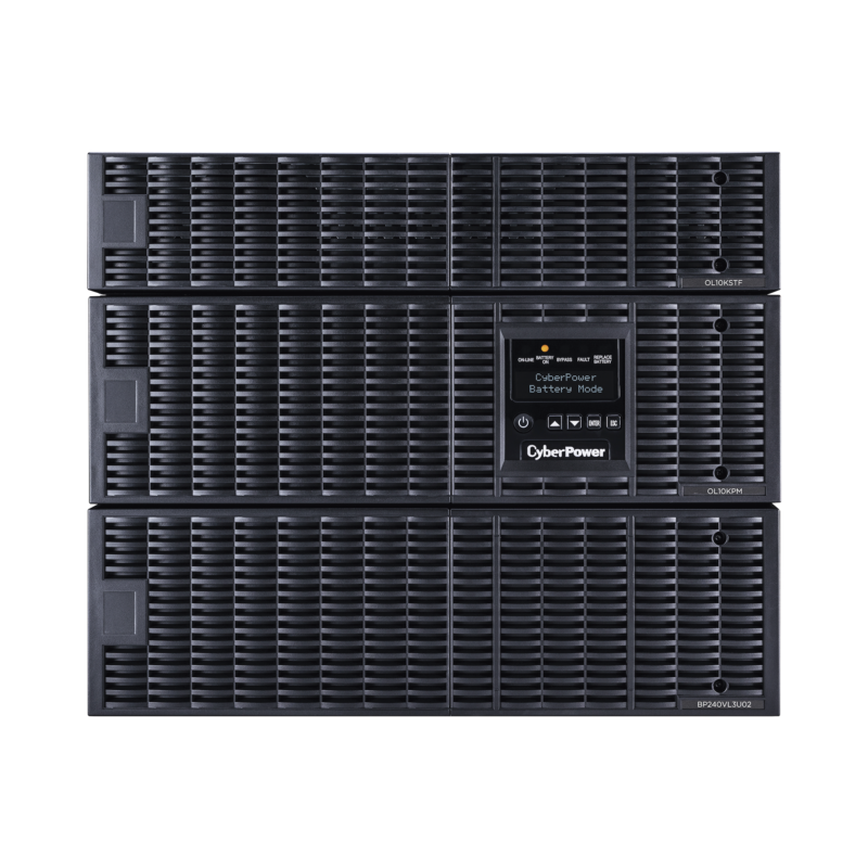 UPS de 10000 VA/10000 W, Online Doble Conversión, 200 - 240 Vac de Entrada, 120 - 240 Vac de Salida, Entrada Hardwired, Onda Senoidal Pura, Torre o Rack de 8 UR, Con 6 Tomas NEMA 5-20R, 3 NEMA L6-30R y Terminal Hardwire