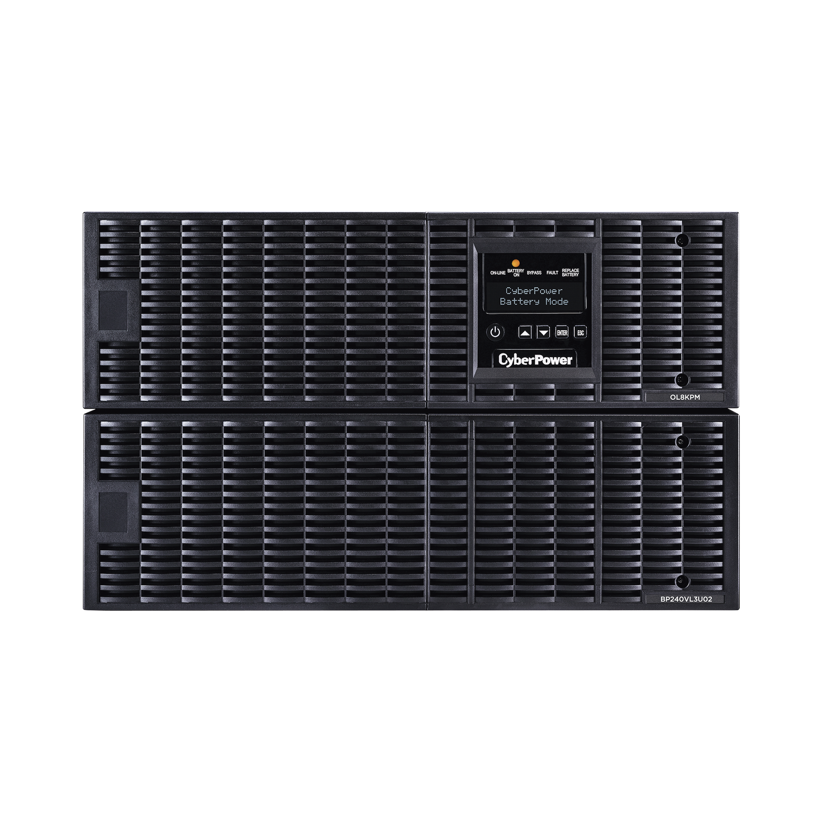 UPS de 8000 VA/ 8000 W, Online Doble Conversión, 200 - 240 Vac de Salida, Terminal Hardwired, Onda Senoidal Pura, Torre o Rack de 6 UR, Con 3 Tomas NEMA L6-30R