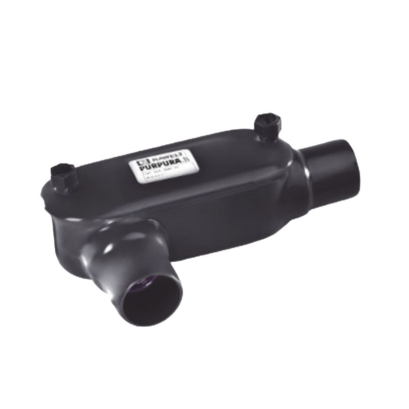 Caja Ovalada tipo LR con Recubrimiento Exterior de PVC de 2" (50.8 mm).