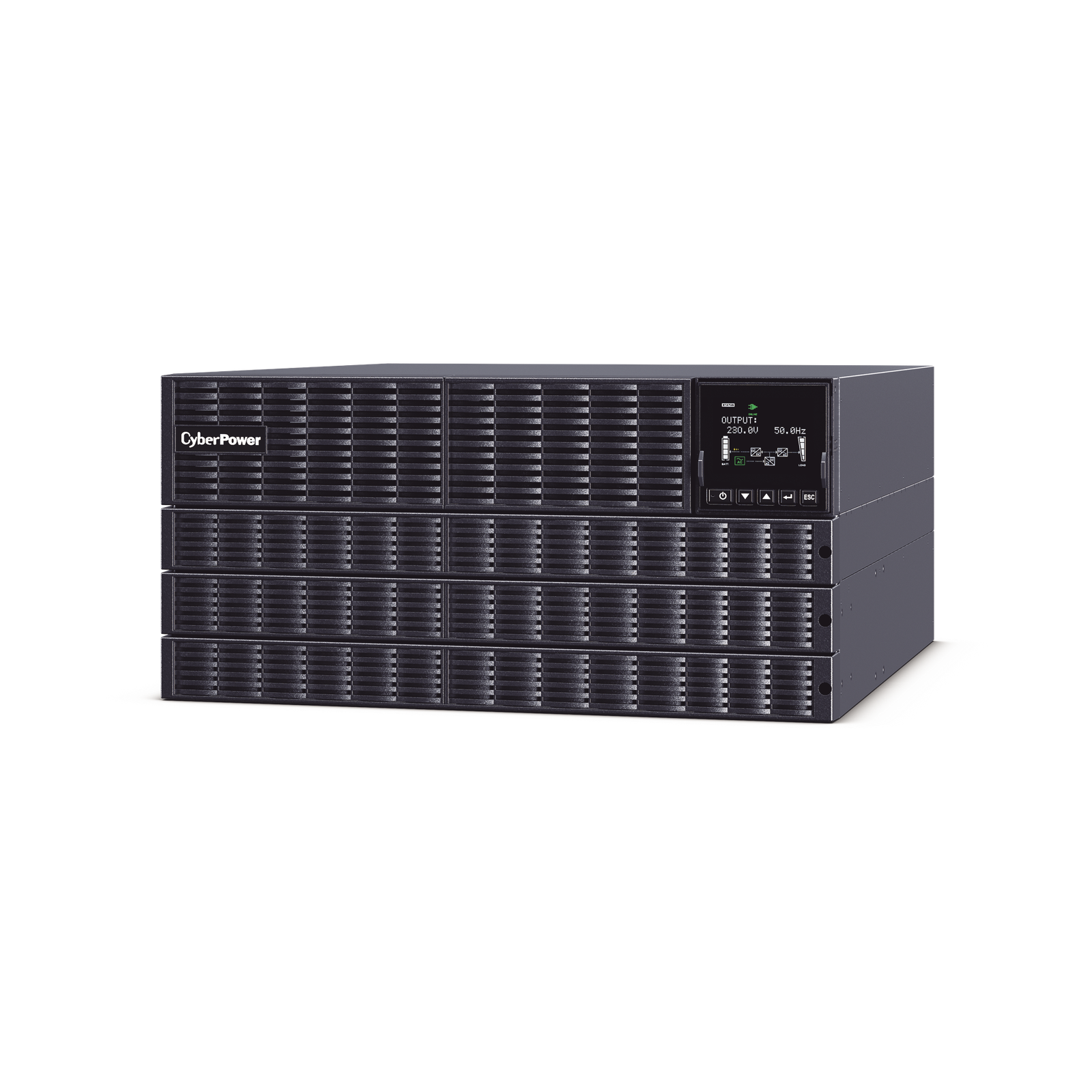 UPS de 6000 VA/5400 W, Online Doble Conversión, 200 - 240 Vac de Entrada Hardwire, Onda Senoidal Pura, Torre o Rack de 6 UR, Con 2 Tomas NEMA L6-20R y 2 NEMA L6-30R