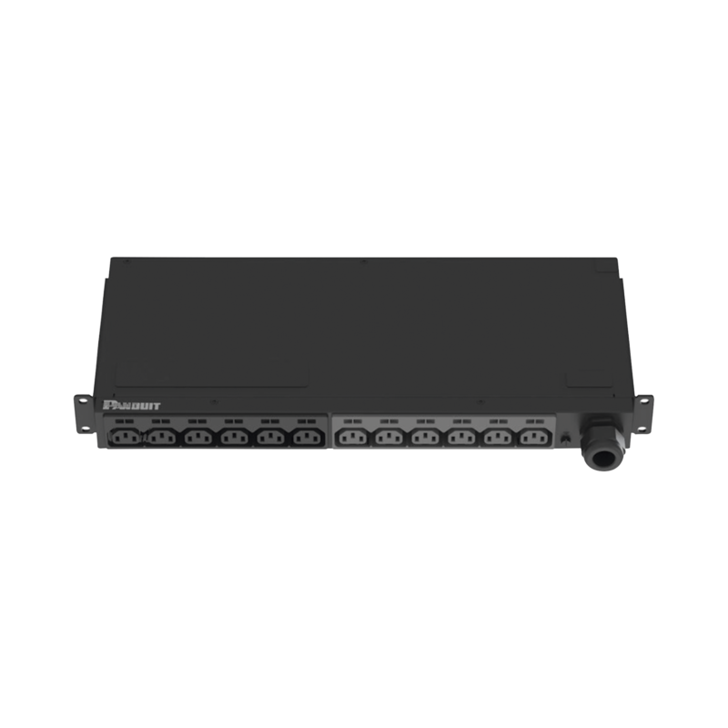 PDU Básico para Distribución de Energía, Enchufe de Entrada NEMA L6-30P, Con 12 Contactos C13, Instalación Horizontal de 19in, 1UR, 30 Amp, 208 Vca