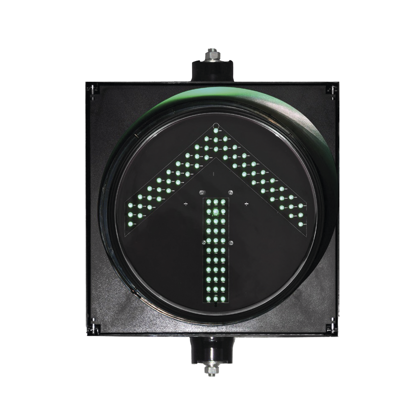 Semáforo / Señalización Flecha Verde / Diametro 30cm / Luz LED .