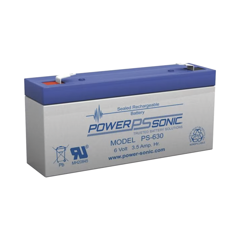 Batería 6V, 3.50AH, Para Respaldo, Tecnologías AGM/VRLA, 5 Años Vida Útil, Terminales F1, Reconocida UL