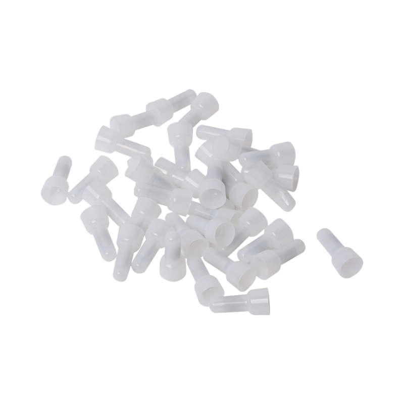 Bolsa con 250 Terminales tipo Campanas / Capuchón para empalme final de cable calibre 14-22Awg