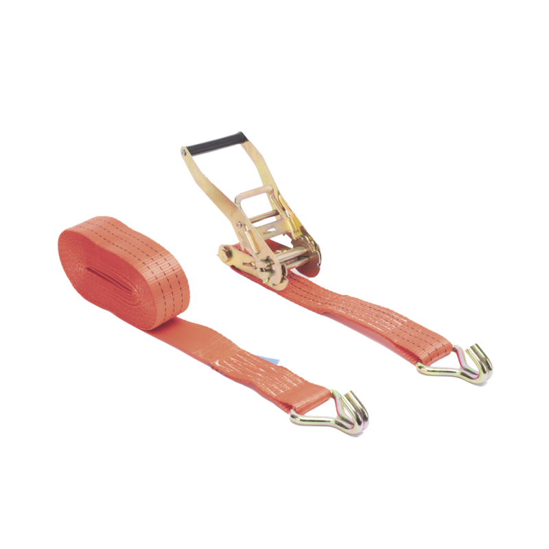 Eslinga Sintética de 50 mm x 10 Metros. Con Gancho y Tensor Metálico.