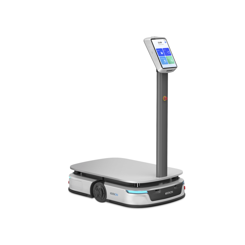 Robot Móvil Autónomo KEENON S100 | Capacidad 100 kg+ | LiDAR Dual | Uso Industrial