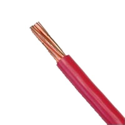 Cable Eléctrico 10 awg color rojo,Conductor de cobre suave cableado. Aislamiento de PVC, auto extinguible. BOBINA 100 MTS