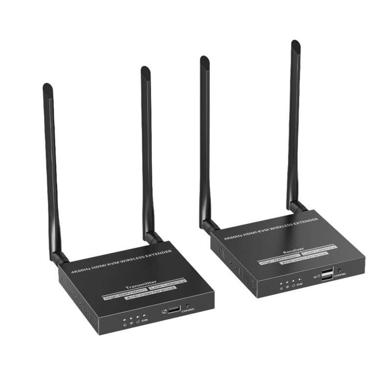 Kit Extensor Inalámbrico | 4K@60Hz | Transmisión hasta 50m | Transferencia IR | Emparejamiento SSID