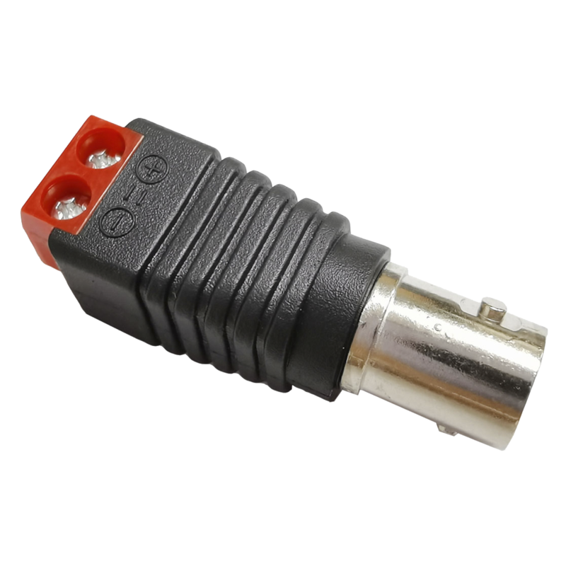 Conector BNC Hembra a Terminales Tipo Tornillo