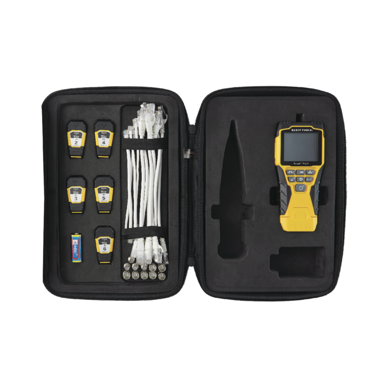 Probador Scout™ Pro 3 con kit de transmisores remotos Test-n-Map™ (Inspección PoE)