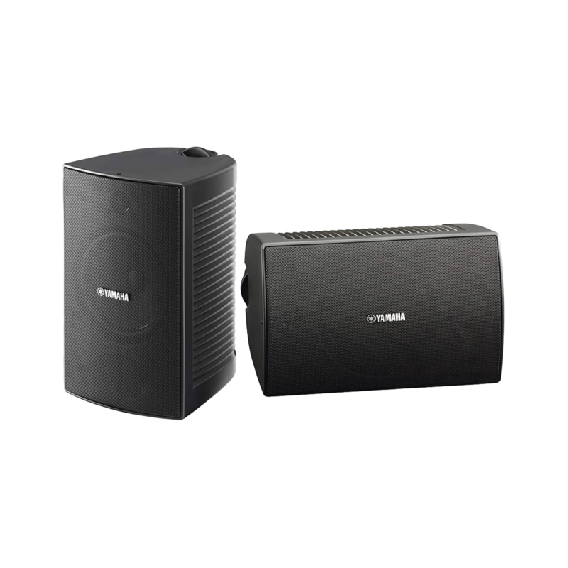 Altavoz de Montaje en Pared | 2 vias | Woofer 4" | Tweeter 1" | IPX3 | 8 ohms | 70/100V | Color Negro | Par