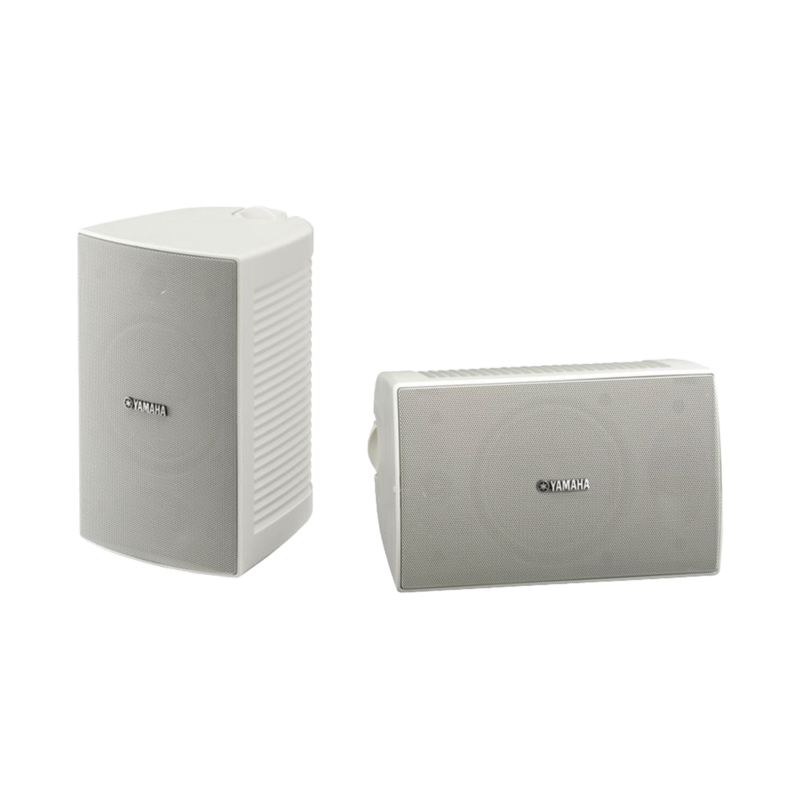 Altavoz de Montaje en Pared, 2 vias, Woofer 4 in, Tweeter 1 in, IPX3, 8 ohms, 70/100V, Color Blanco, Par