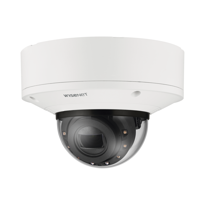 Cámara Domo 4K con IA, Antivandalica / Lente Motorizado de 4.5 a 10mm / P-Iris / WDR 120dB / IP67 / IP6K9K, IK10+, NEMA4X