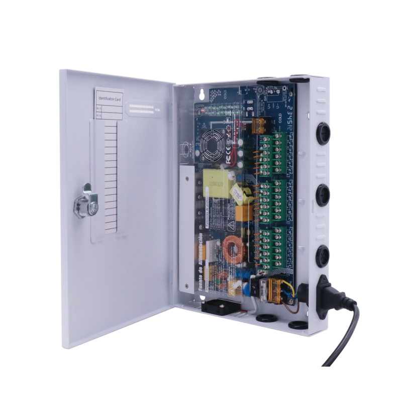 Fuente PREMIUM / 11-15 V / 18 canales / 20 A / Alta tecnología en seguridad / Doble ventilador / Hasta 1.8 Amperes por Salida / Filtro de ruido por canal / Diseño de alta gama.