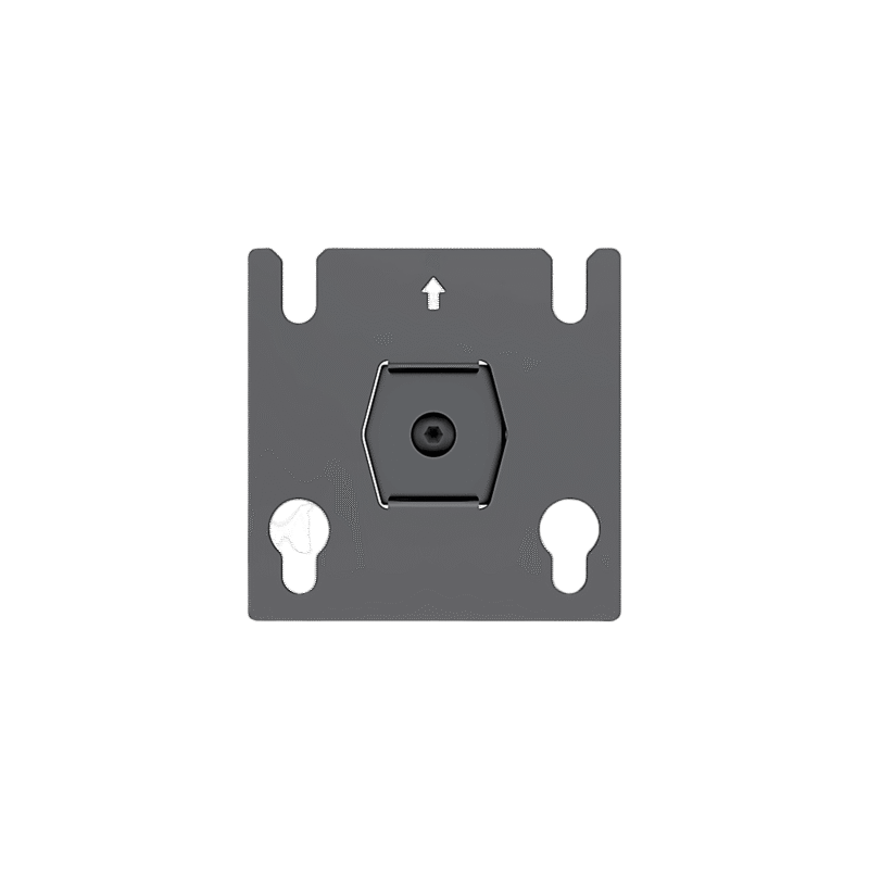 Accesorio_ Placa Adaptadora para Panel LED 30 x 15 mm | Incluye Tornillos y Tuercas | Dimensiones 70 x 90 x 2.5 mm | Diámetro de Perforación 8.5 mm | Facilita Instalación de Paneles LED