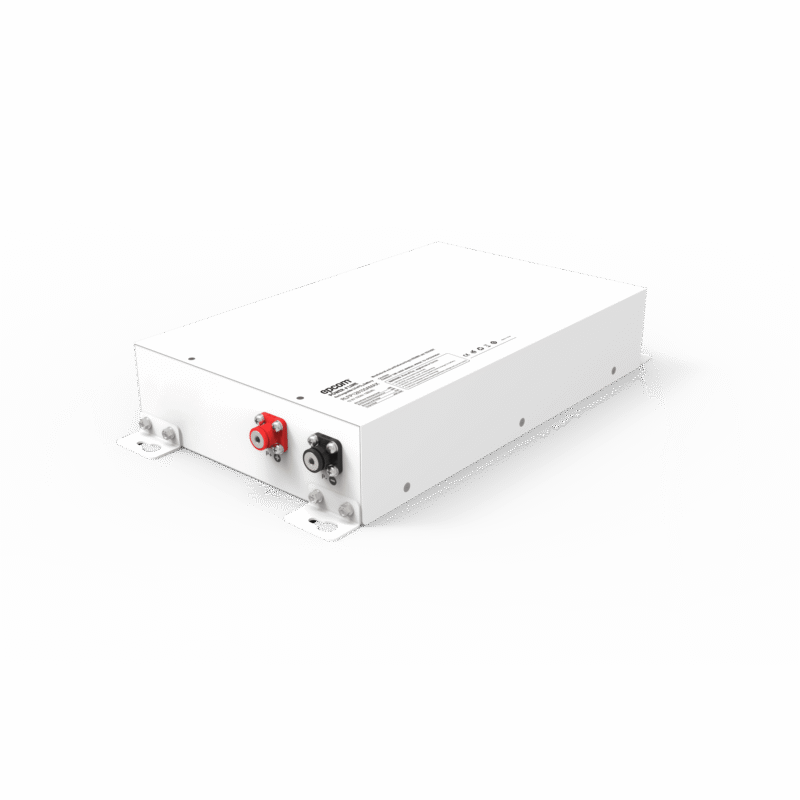 Batería de Litio Ciclo Profundo, 12.8 Vcc 100Ah LiFePO4 Case Metálico , Solar, Máximo 100 A de Descarga