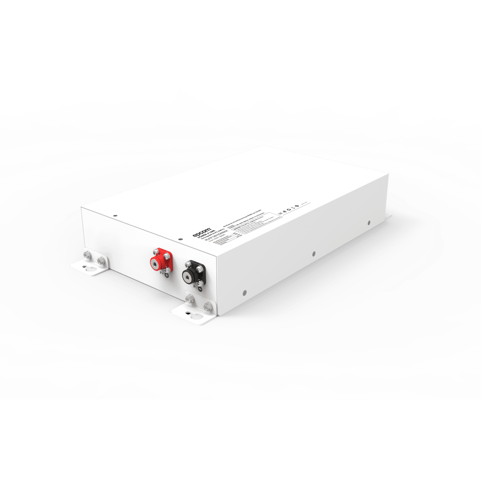 Batería de Litio Ciclo Profundo, 12.8 Vcc 100Ah LiFePO4 Case Metálico , Solar, Máximo 100 A de Descarga
