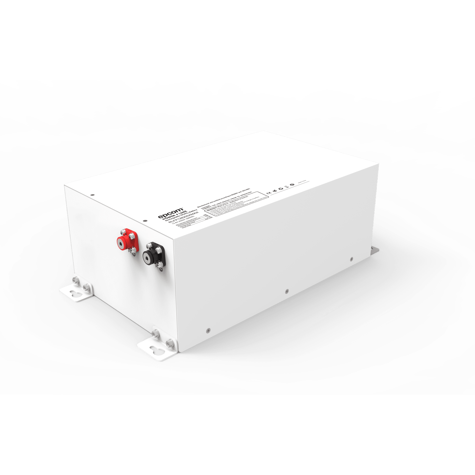 Batería de Litio Ciclo Profundo, 12.8 Vcc 200Ah (LiFePO4 case Metálico), Solar, Máximo 100 A de Descarga
