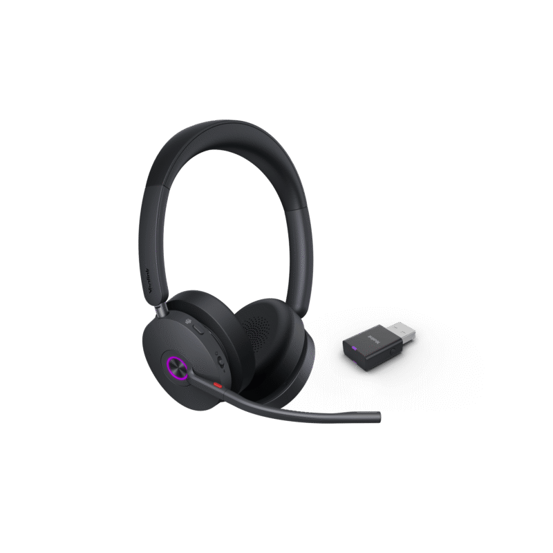 Diadema Inalámbrica Yealink WH68 Hybrid con Tecnología de Cancelación de Ruido Híbrida para Ambientes Ruidosos