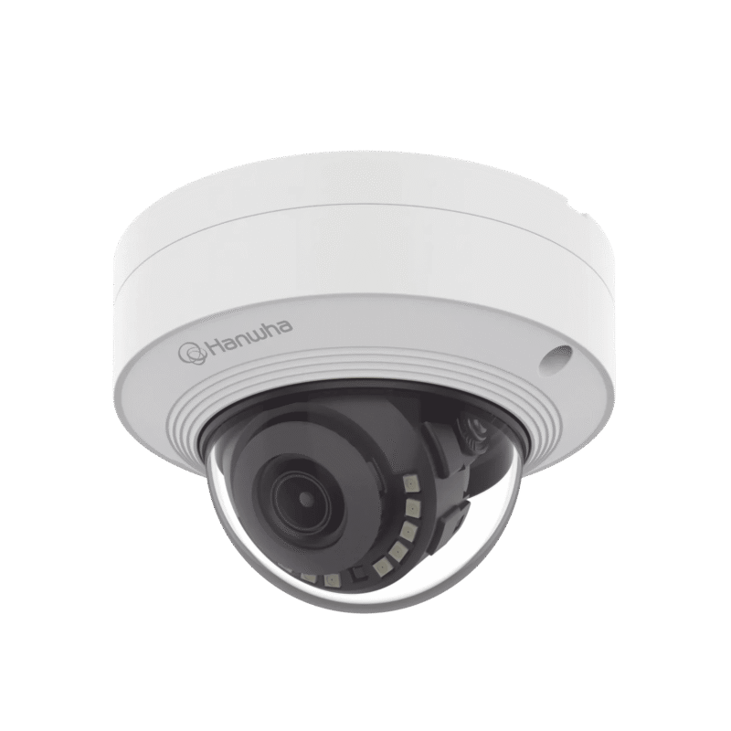 Cámara IP Tipo Domo con inteligencia artificial Antivandálica 5 Megapíxel / Lente 3 mm / IR 20M / WDR 120db / Exterior IP66 / IK10 / NEMA4X / H.265 & WiseStream / Conteo de personas y vehiculos
