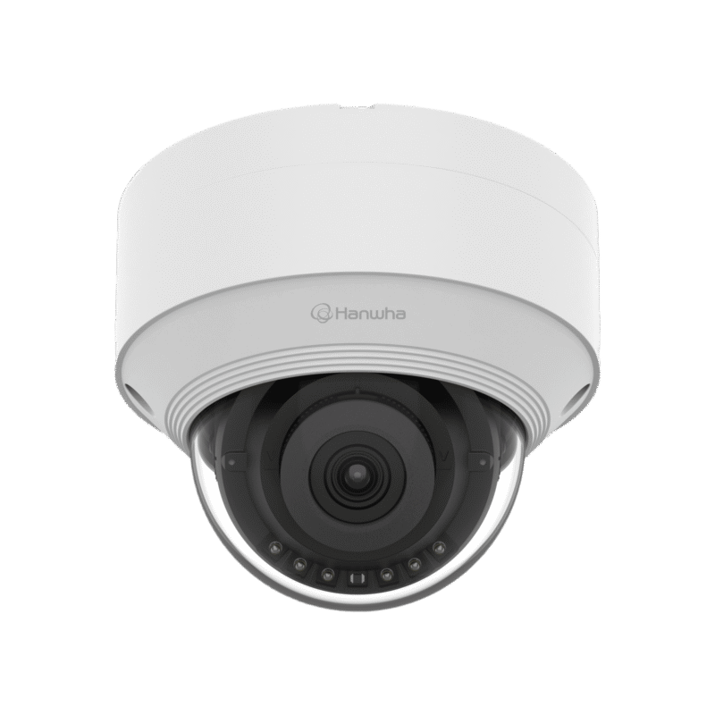 Cámara IP Tipo domo Antivandálica 5 Megapíxel / Lente fijo 3mm / IR 25M / WDR 120db / IP66 / H.265 & WiseStream / Inteligencia Artificial Deteccion de Personas y vehiculos