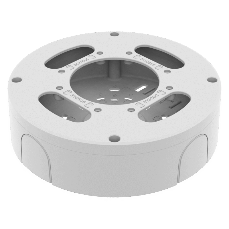 Caja de conexion para uso interior compatible con Camaras tipo domo IP Serie X Hanwha, XND-C9083RV, XND-C8083RV, XND-6083RV, XNV-9083R, XND-8082RV