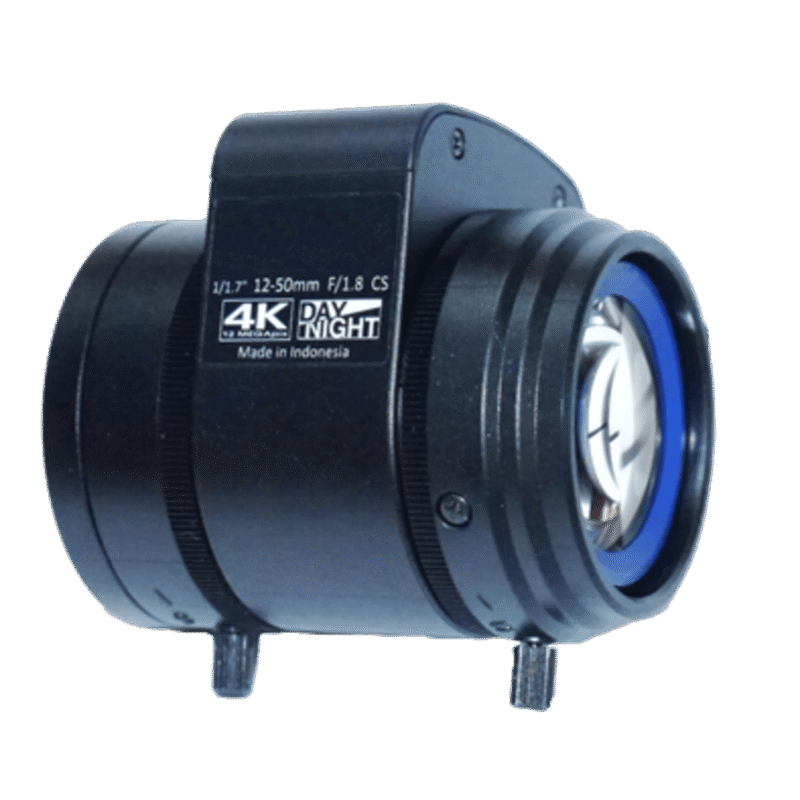 Lente Varifocal 12MP de 12 a 50mm / CS-MOUNT 1/1.8" / Dia/Noche / DC-IRIS