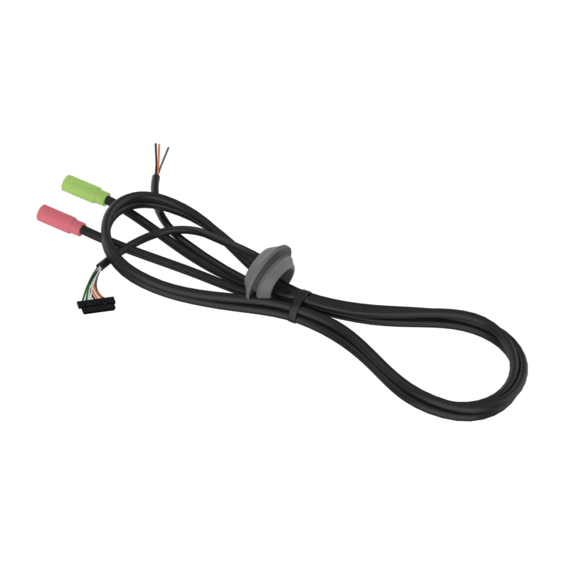 Paquete de 3 piezas cable para audio y alarmas compatible con camaras Hanwha TNV-C7013RC, QNV-C8083R/9083R, XNV-C6083R/7083R/8083R/9083R, XND-C6083R/8083R/9083R