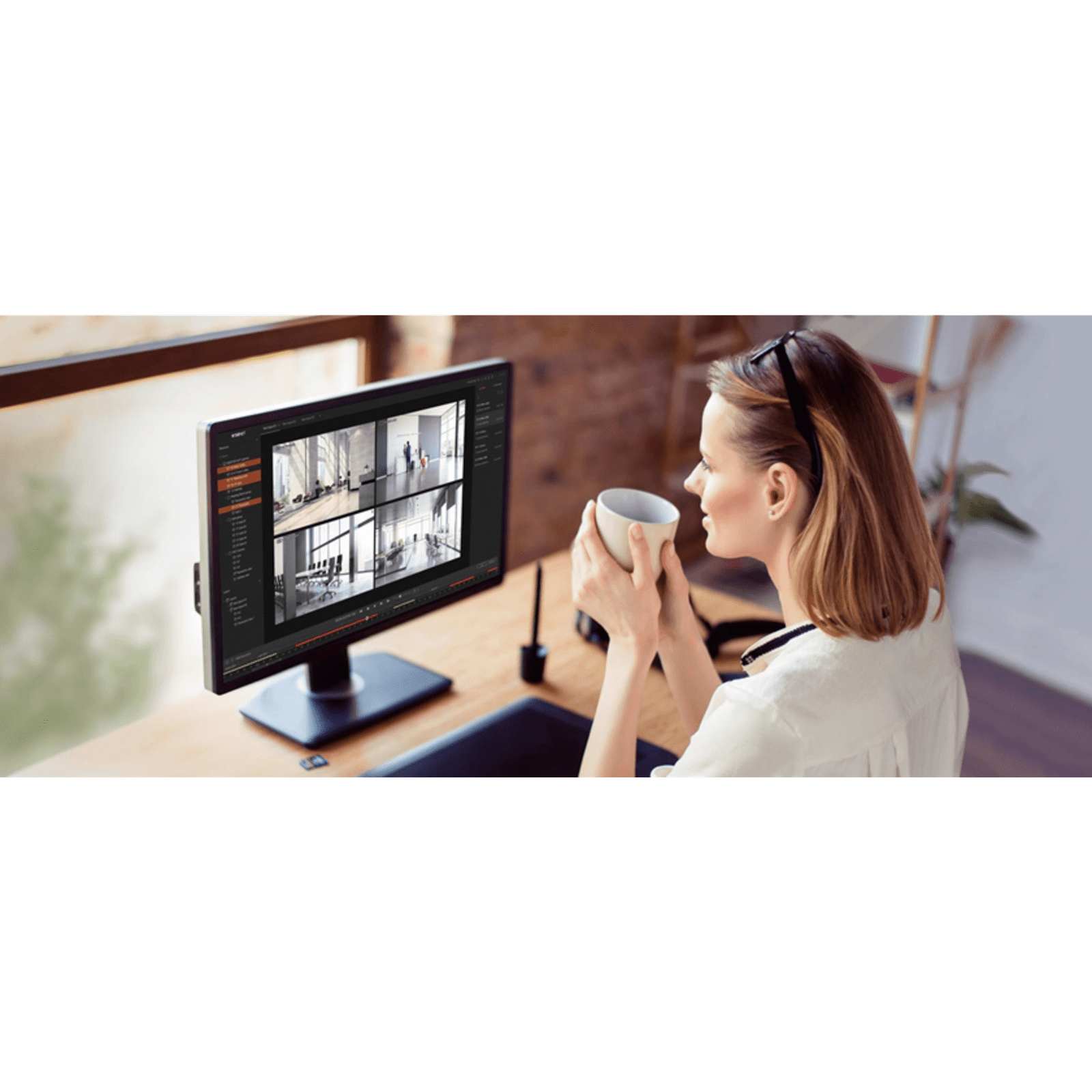 Software Wisenet Viewer v1.05.00 para Visualización de NVR/DVR / Soporte Multiplataforma Windows-macOS-Ubuntu / Búsqueda Inteligente con IA / Control PTZ y Dewarping Fisheye