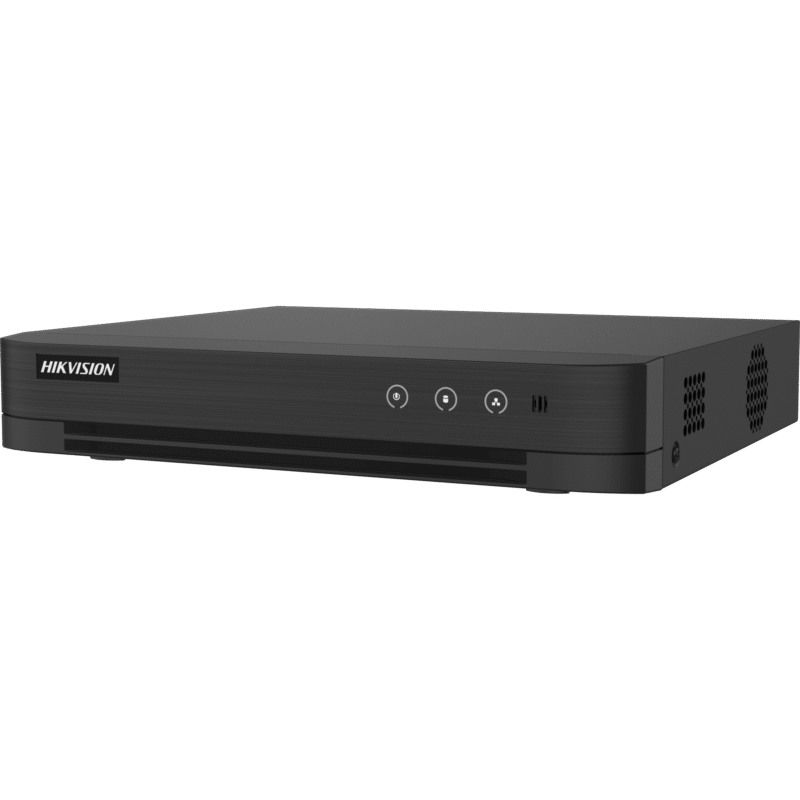 DVR 8 Canales TURBOHD + 8 Canales IP / 8 Megapixel (4K) / Audio Bidireccional / ACUSENSE / 1 Bahía de Disco Duro / Salida de Video en Full HD / H.265+