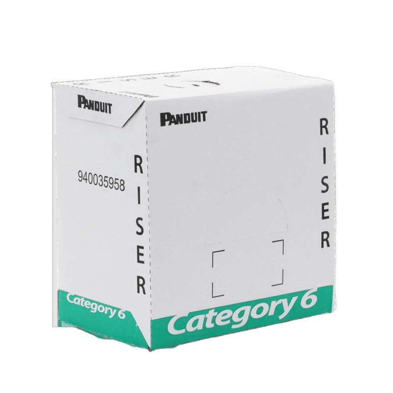 Bobina de Cable UTP, Categoría 6 de Alto Rendimiento (+350 MHz),  23 AWG, PVC (CMR, Riser), Bobina de 305 m, Color Azul