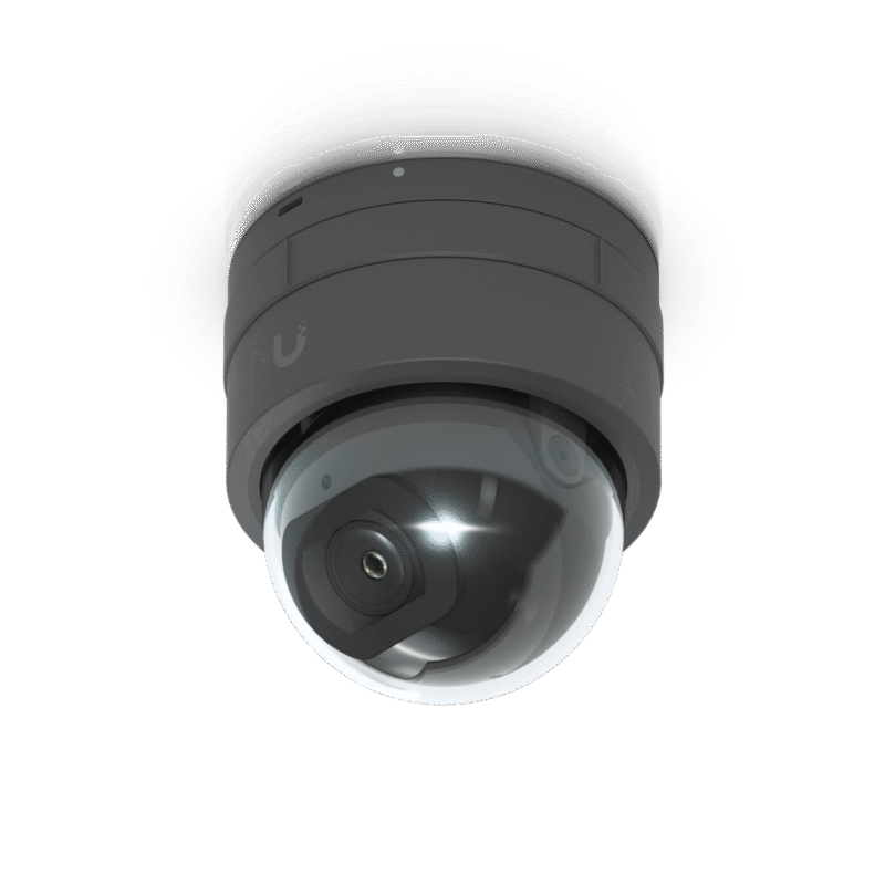 Cámara IP UniFi G5 Domo Ultra Color Negro, Bajo Perfil para Interior, 2K (4MPX), Ángulo Amplio 102.4°, Visión Nocturna IR Hasta 20mts, Detección de Eventos, para Pared o Techo