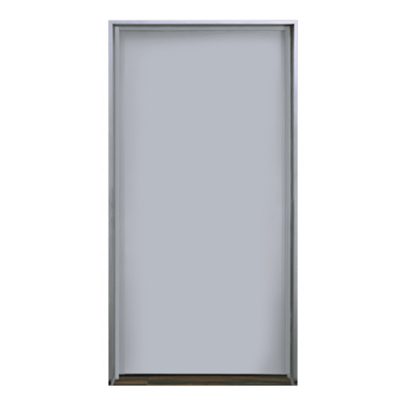 Puerta metálica galvanizada 3x7 pies / Resistente a fuego por 180 min. /Preparación para cerradura cilíndrica y refuerzo para cierra puerta