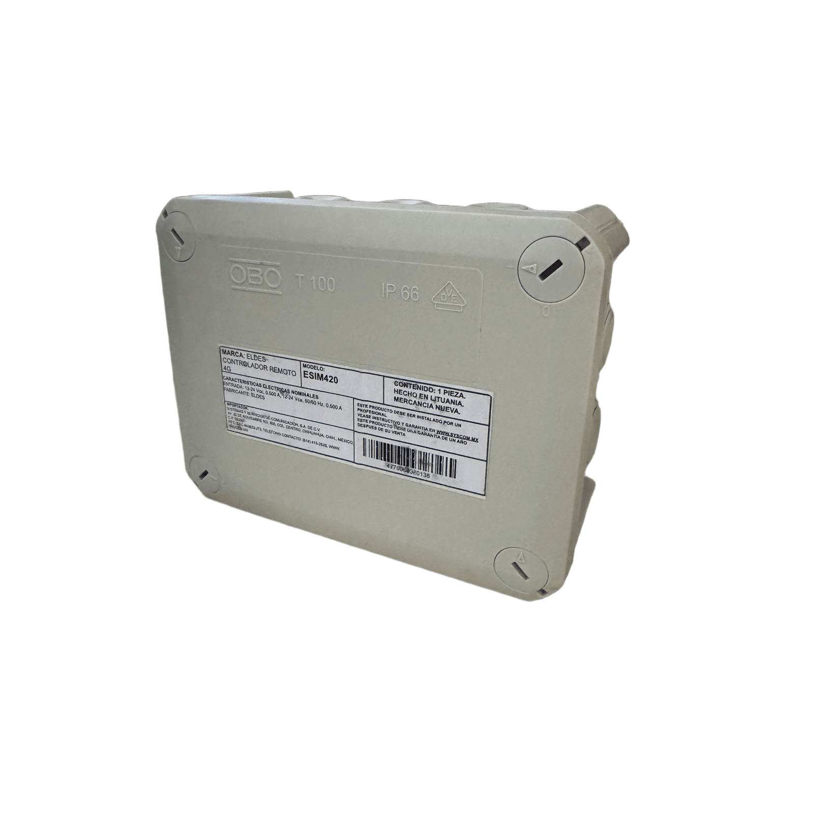 Controlador Remoto 4G con Activación vía APP o Llamada | Caja Nema IP67 | Soporta hasta 2000 Usuarios