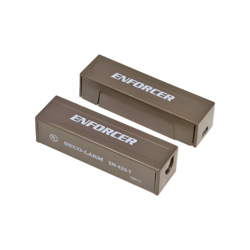 Contactos Magnéticos de Montaje Superficial / Terminales Chapados en Oro / SPST (N.O.) / Circuito Cerrado / Imán Neodimio / 11/4" Brecha / Plástico ABS