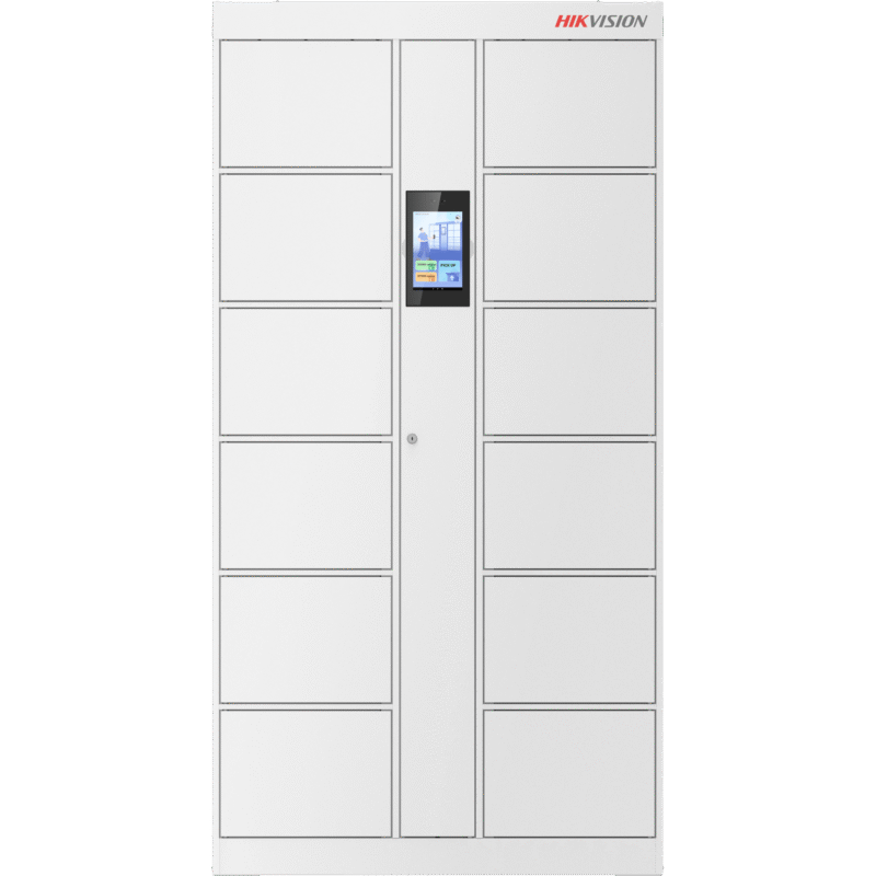 Locker Inteligente de 12 Espacios con Reconocimiento Facial Incluido de 8" / MAESTRO / Uso para Visitantes y/o Empleados / Fácil Uso y Puesta en Marcha