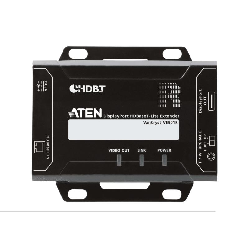 Receptor DisplayPort HDBaseT-Lite | (4K a 40 m; 1080p a 70 m) | (HDBaseT Clase B)