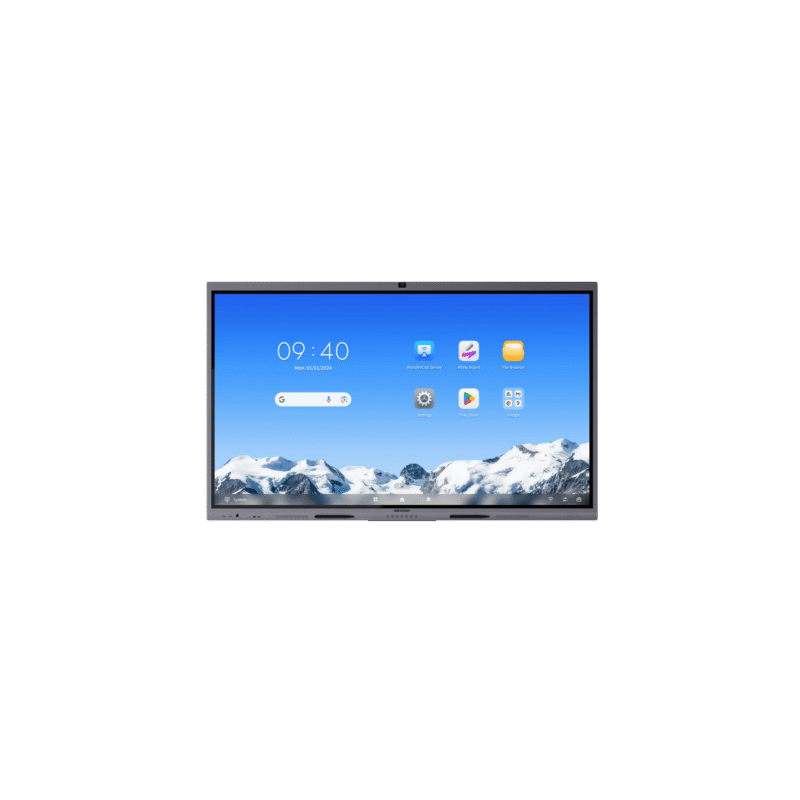 Pantalla Interactiva Touch de 75" Android  14 / Asistentes IA /Google Suite Preinstalado con Certificación EDLA / Cámara Web 8 MP / Resolución 4K / Bocinas Integradas / Entradas HDMI y VGA / Incluye 2 Lápices para Escribir