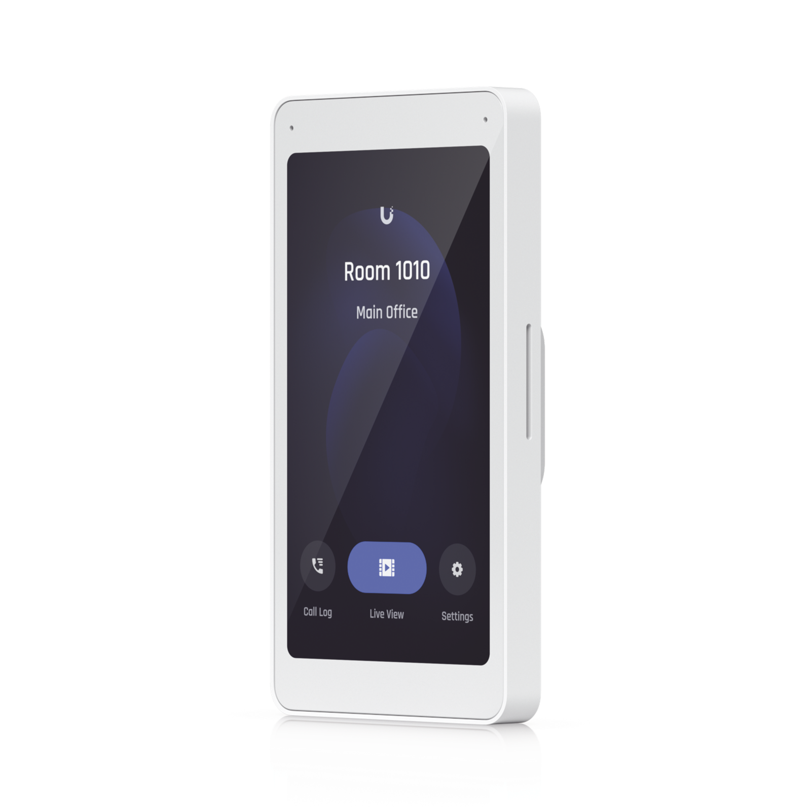 UniFi Intercom Viewer, monitor que se vincula a UA-INTERCOM, para visualizar y aperturar, pantalla táctil de 5", energizado por POE, montaje en pared