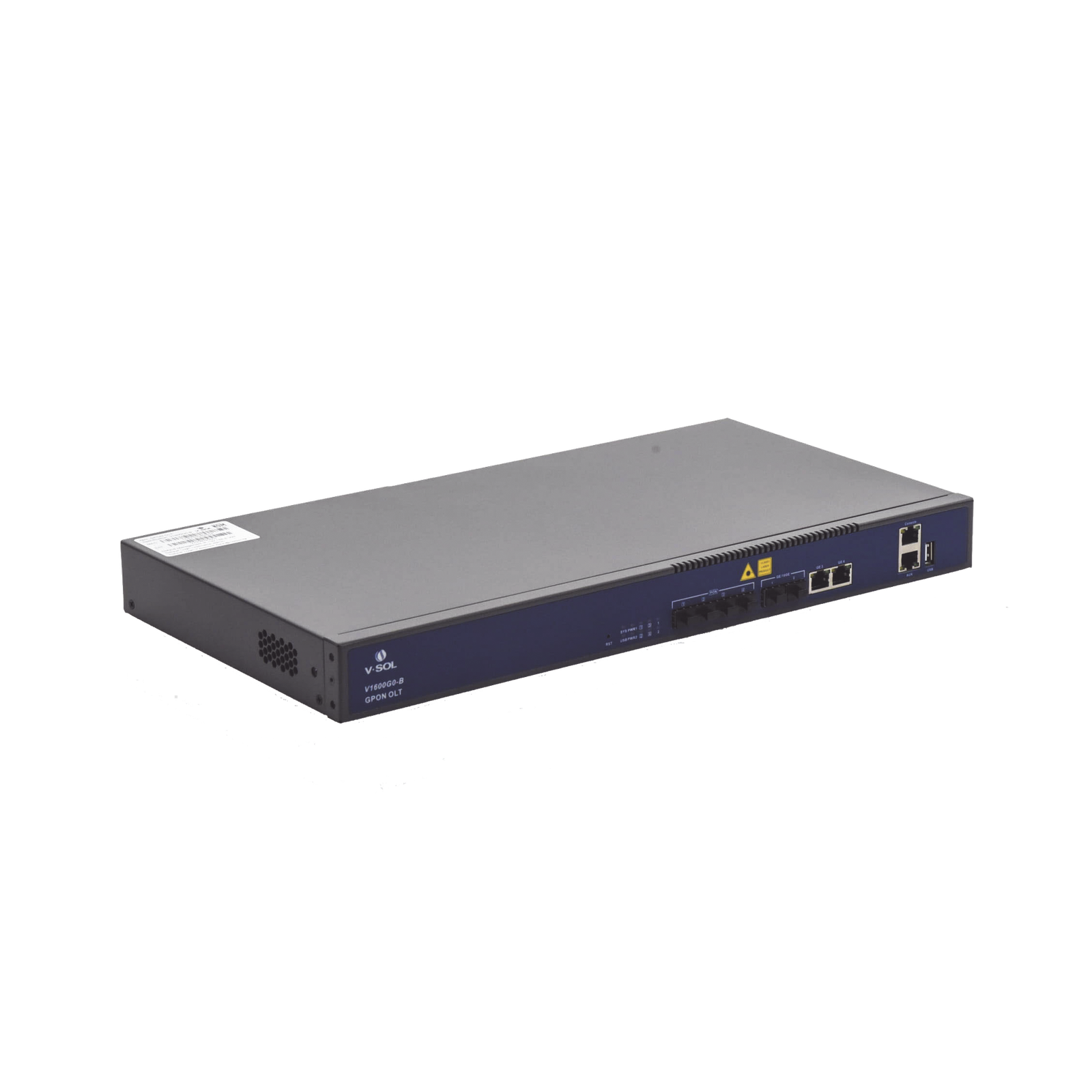 OLT de 4 puertos GPON con 4 puertos Uplink (2 puertos Gigabit Ethernet + 2 puertos Gigabit Ethernet SFP) , hasta 512 ONUS,