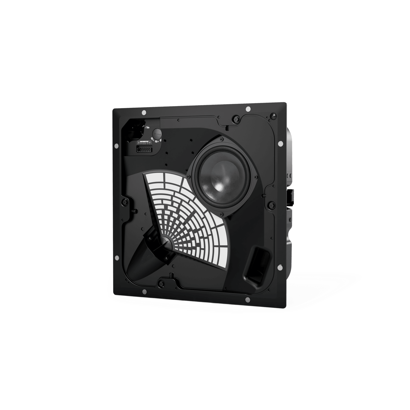 Altavoz Direccional EdgeMax | Bajo Perfil | Cobertura 180° | Montaje en Techo | Crossover Pasivo de 2 Vías | Alta y Baja Impedancia | Tecnología PhaseGuide