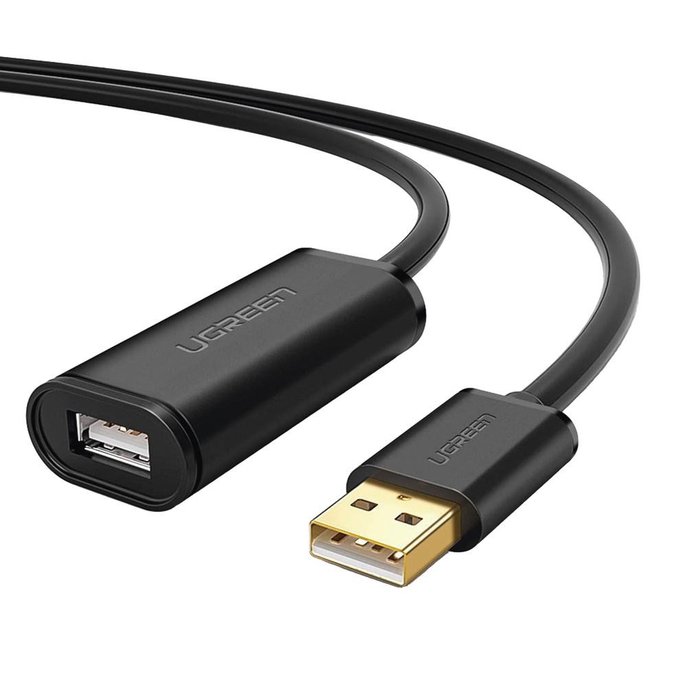 Cable de ExtensiÃ³n Activo USB 2.0 / 10 Metros / Macho-Hembra / Booster individual FE1.1S incorporado / Velocidad de hasta 480 Mbps / Ideal para impresoras, consolas , Webcam, etc.