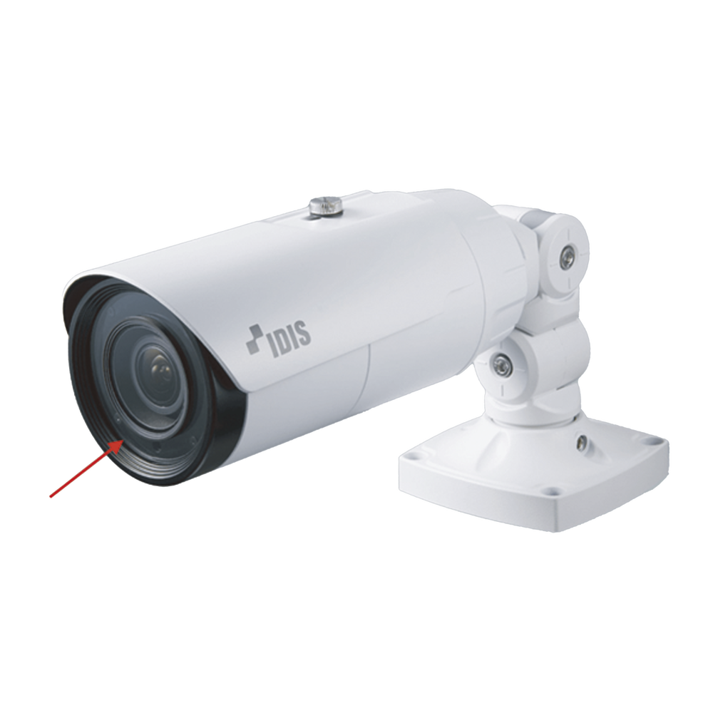 Mica de cristal Solido para camara bala IDIS