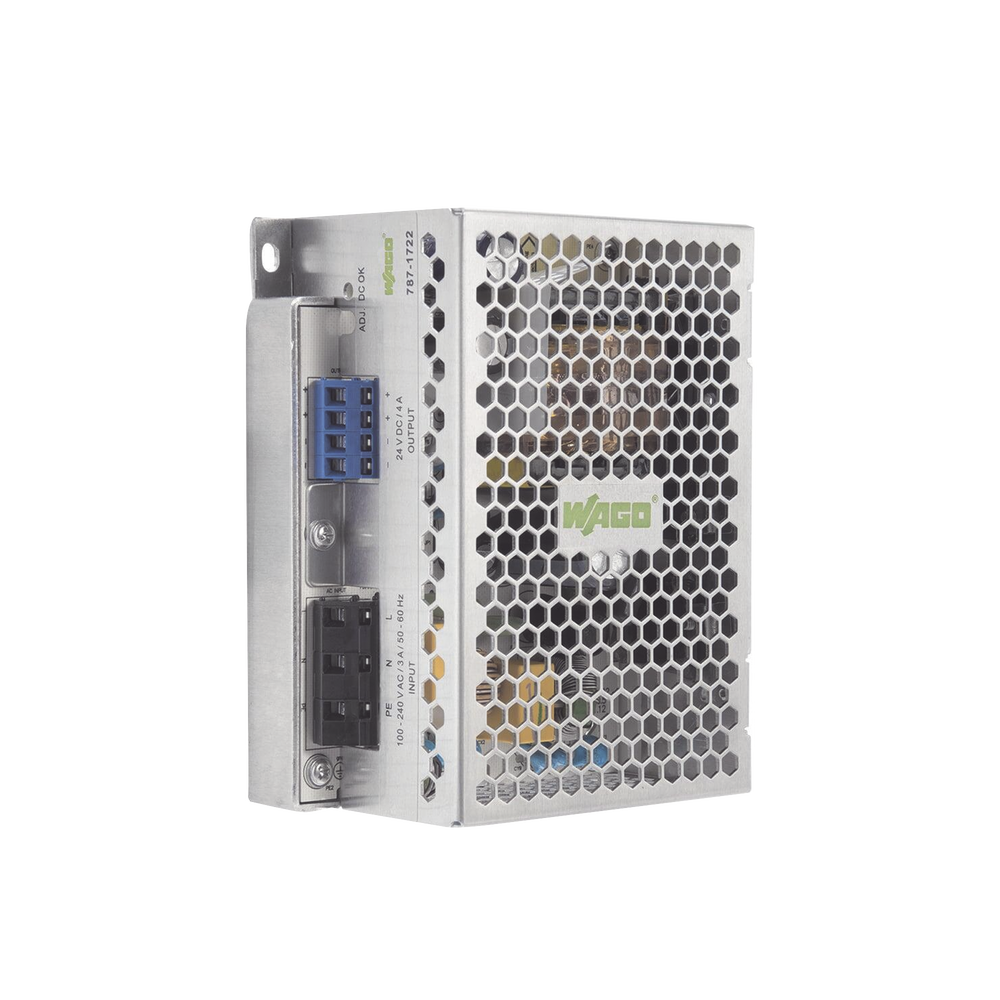 Fuente de Alimentación Conmutada / Sincronización Primaria ECO / 24V DC 5A 120W / Monofásico 100-240V AC / Montaje Carril DIN / IP20 / CAGE CLAMP®