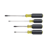 Juego de desarmadores de punta ranurada y Phillips de 4 piezas.