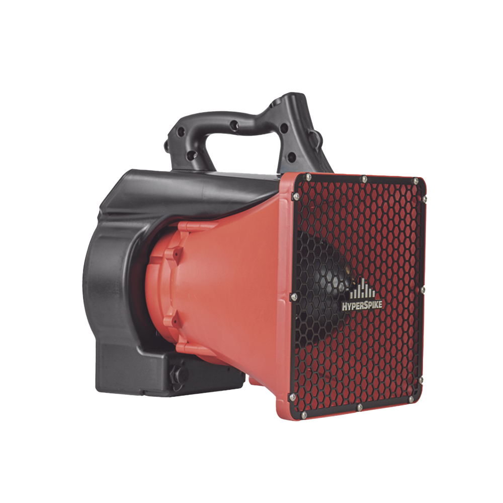 Altavoz Portátil De Alta Fidelidad HyperSpike® Serie HS-10, Con Aislante De Ruido, Color Rojo Con Negro