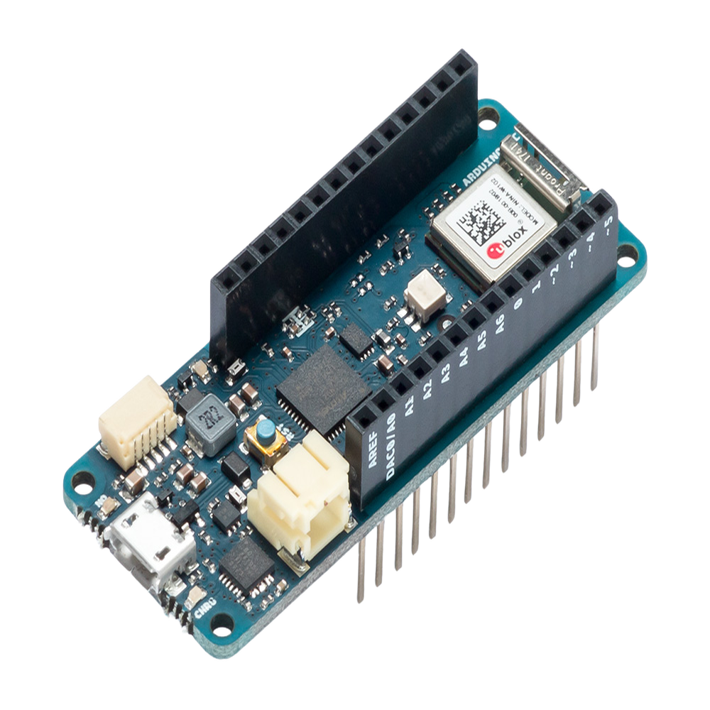Placa de Desarrollo IoT / Arduino MKR WiFi 1010 / Procesador SAMD21 Cortex-M0+ 48 MHz / Módulo WiFi Nina W102 ESP32 / Bluetooth 5.0 BLE / Chip Criptográfico ATECC508 / Compatibilidad Arduino Cloud