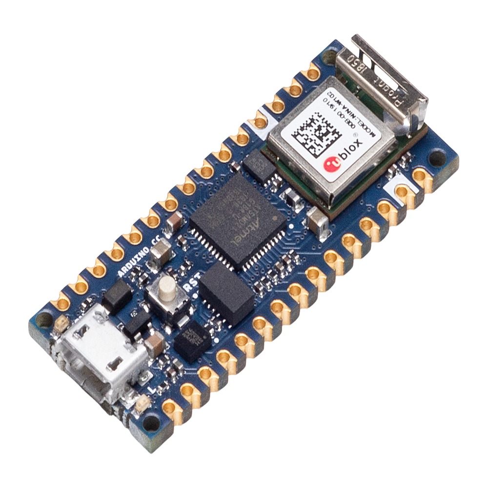 Placa de Desarrollo IoT / Arduino Nano 33 IoT / Cortex-M0+ SAMD21 / Wi-Fi + Bluetooth / Chip Criptográfico ATECC608A / IMU 6 Ejes / Compatible Arduino IDE