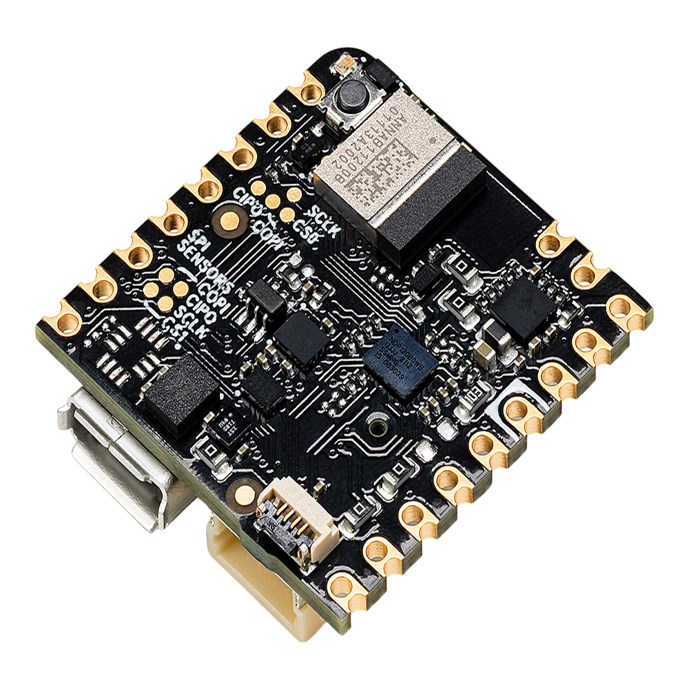 Placa Desarrollo Nicla Voice / Procesador Neural Syntiant NDP120 / Bluetooth 5.0 BLE / IMU 9 Ejes / Micrófono MEMS 105dB / Reconocimiento Voz Always-On / Machine Learning Edge