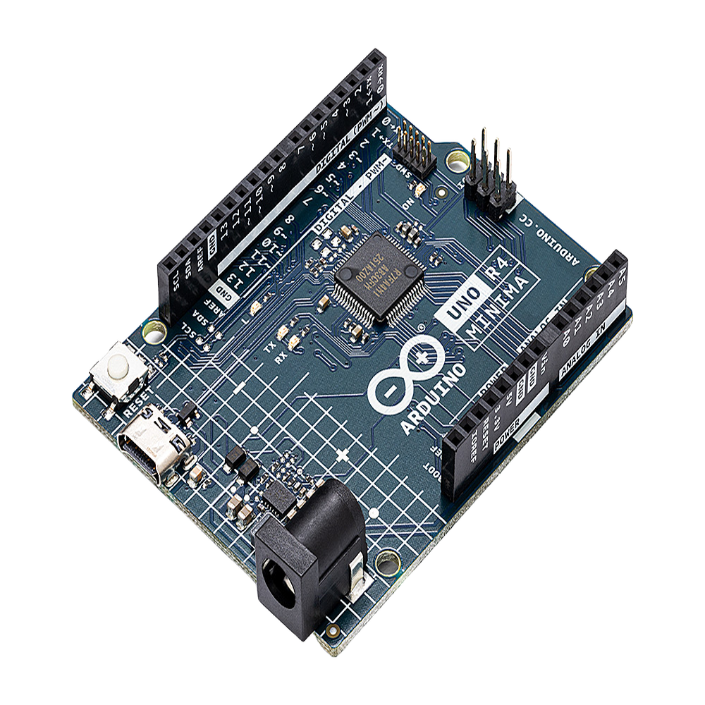 Placa Desarrollo Arduino UNO R4 Minima / Microcontrolador Renesas RA4M1 32-bit Cortex-M4 / 48 MHz / 256 kB Flash / 32 kB SRAM / 14 Digital I/O / 6 Analog Inputs / USB-C / Compatible con Shields UNO